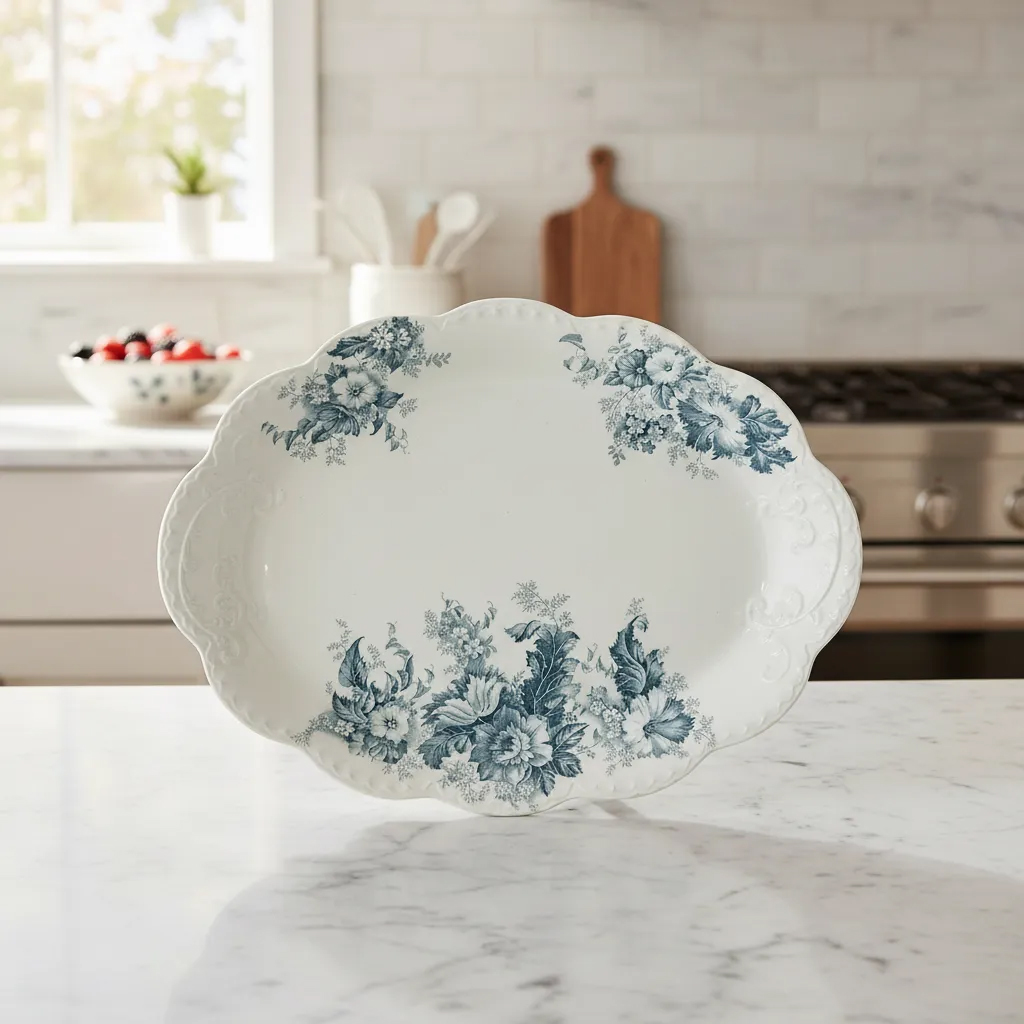 Fuente Bandeja Loza Imglesa Johnson Bros “Anemone” (6995)