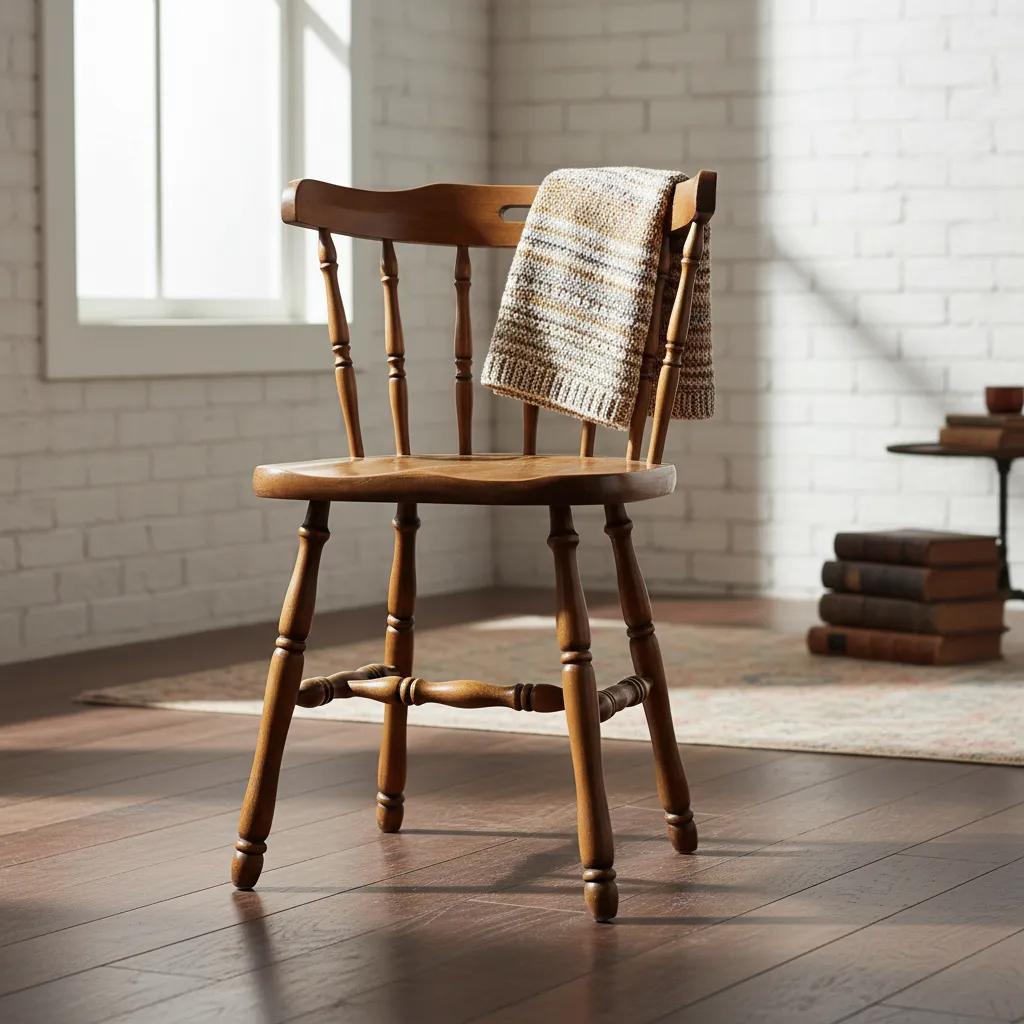 Silla Boston Estilo Inglés Madera Guatambú (7041)