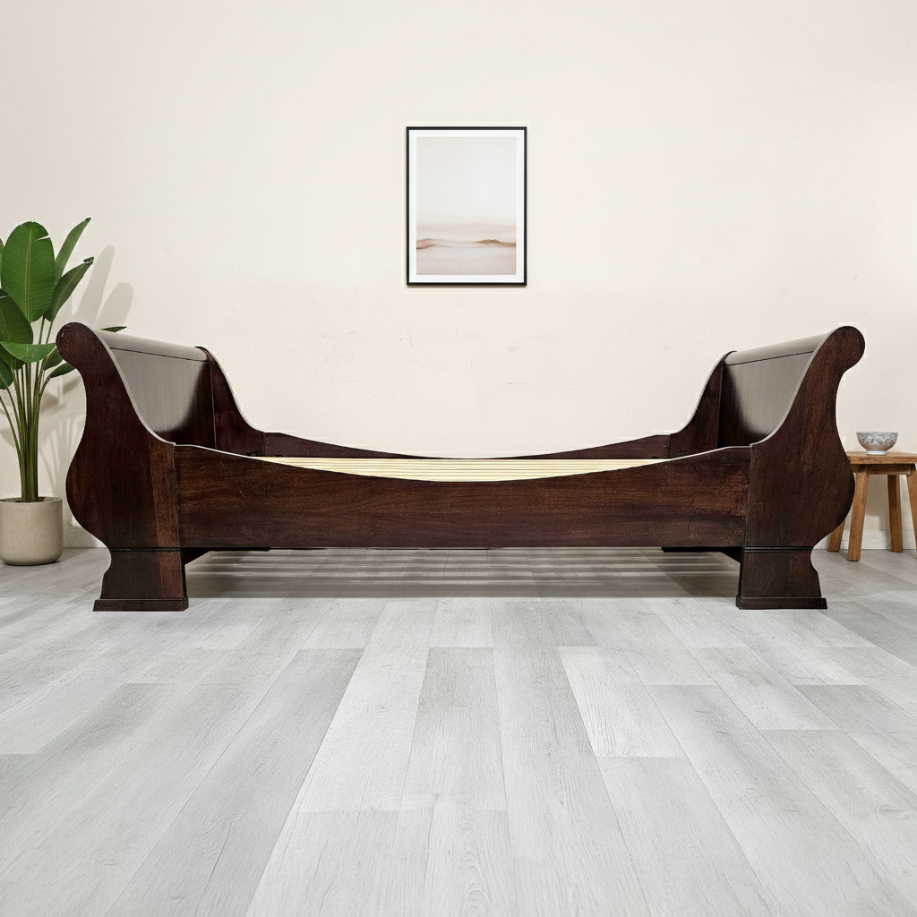 Cama Diván 1 Plaza imperio/clásica Guindo 90×190 (7045)