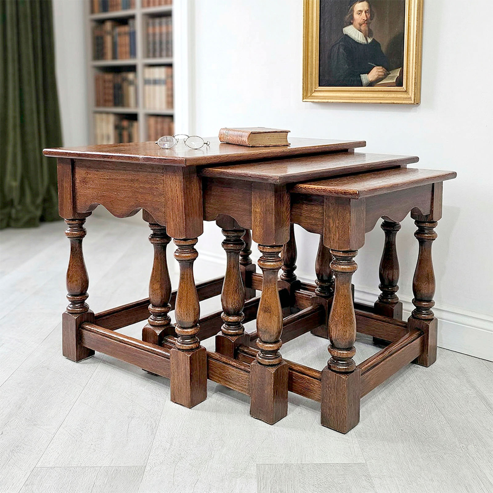 Mesas Auxiliares Nido Inglesas Cerejeira (7084)