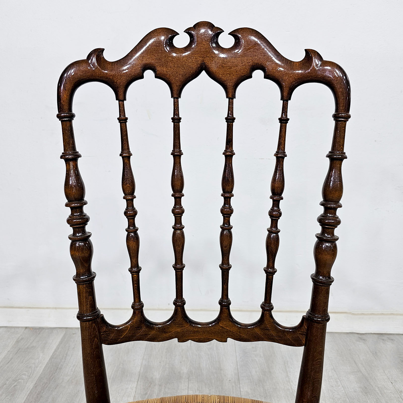 Silla Chiavari Italiana Original Sanguinetti Colombo Ratán (7087)