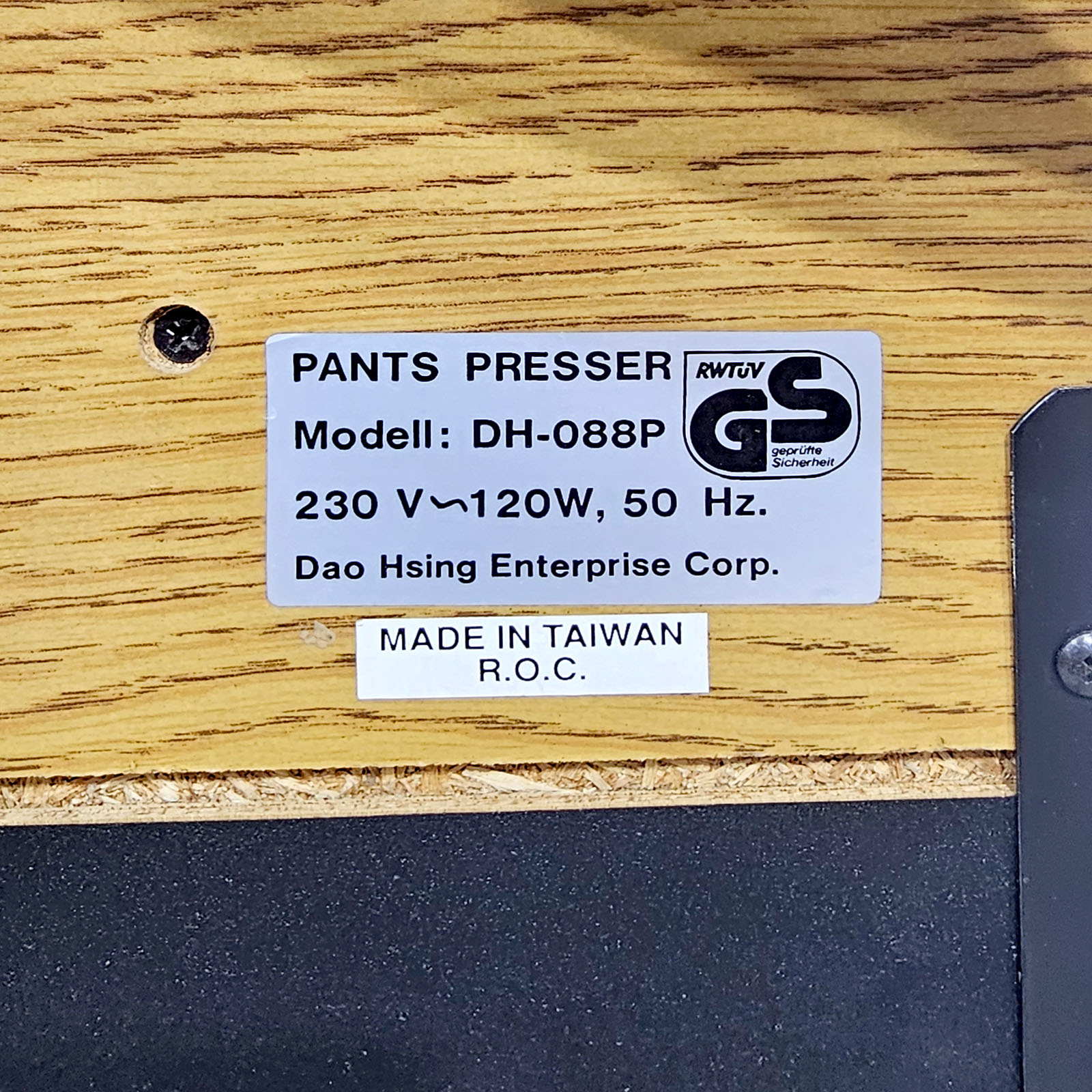 Percha Valet Eléctrica Perkins Prensa Pantalón Vintage (7118)