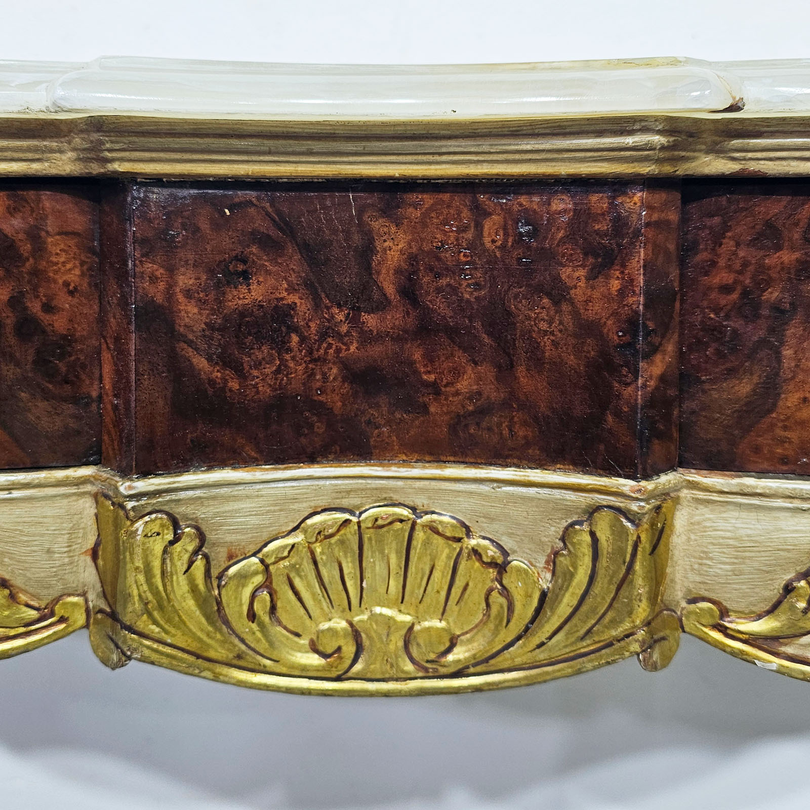 Dressoire Consola De Arrime Luis XV Mármol Ónix (7192)