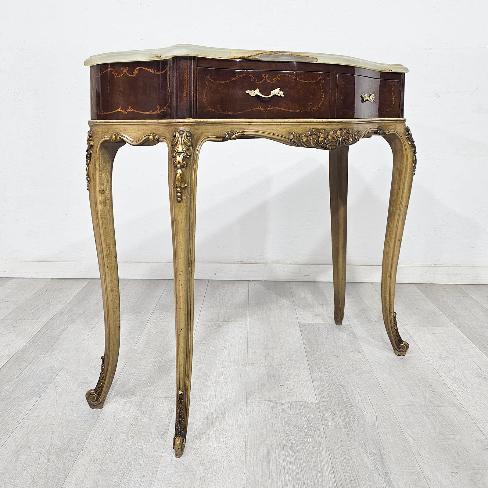 Dressoire Toilette Francés Luis XV Mármol Ónix (7216)