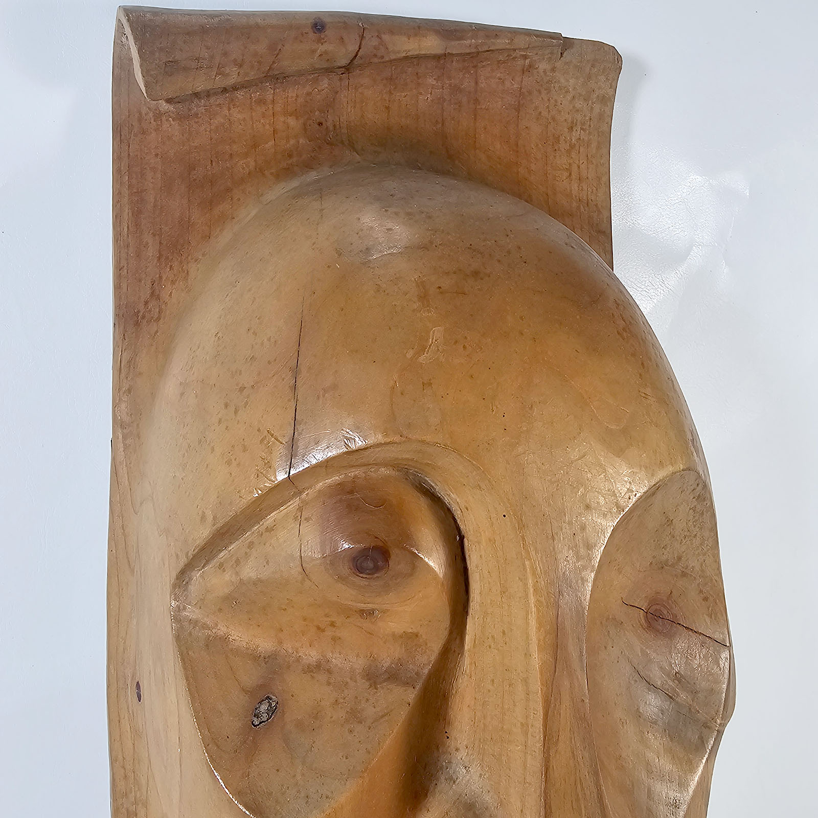 Máscara Escultura Madera Tallada Osvaldo López (7230)
