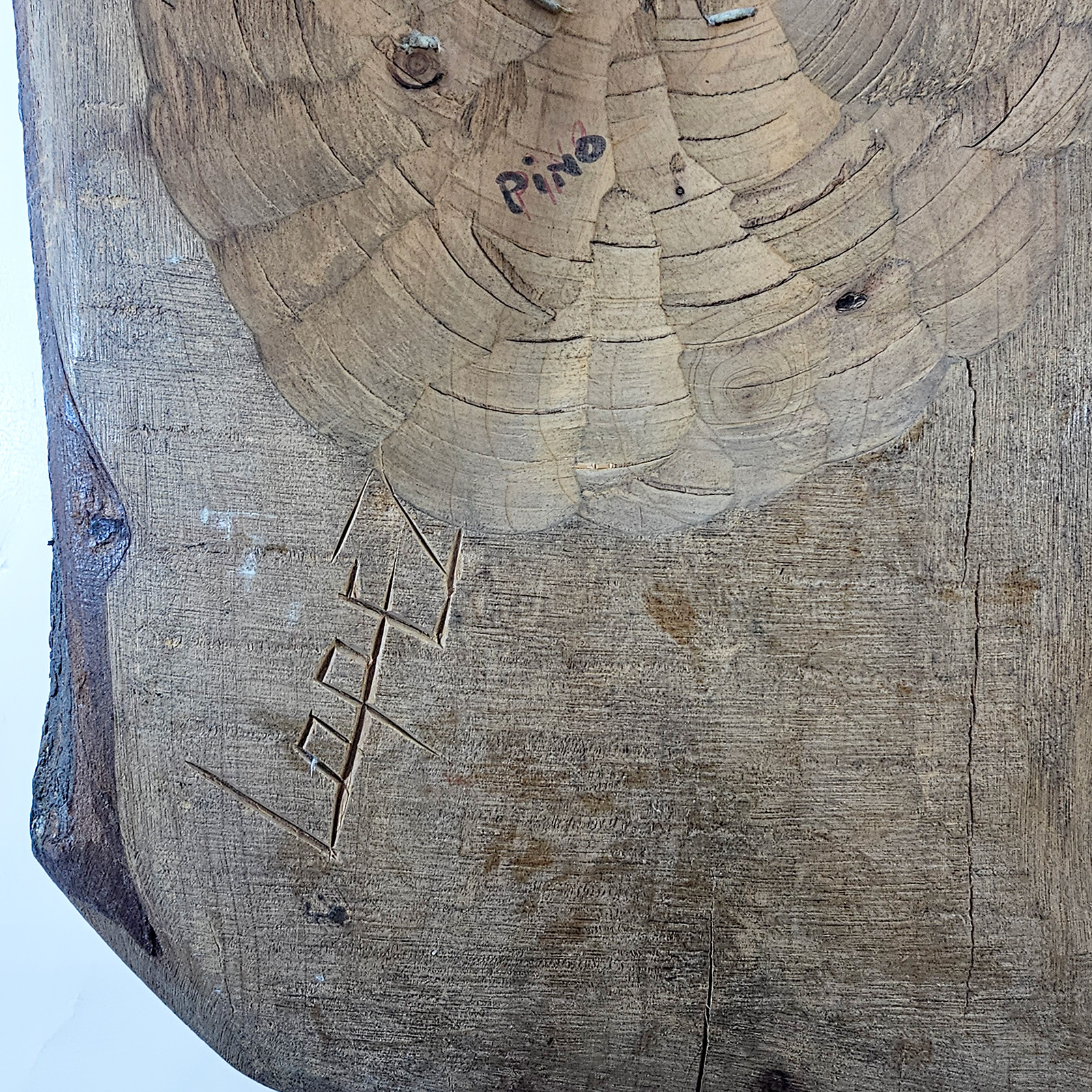 Máscara Escultura Madera Tallada Osvaldo López (7230)