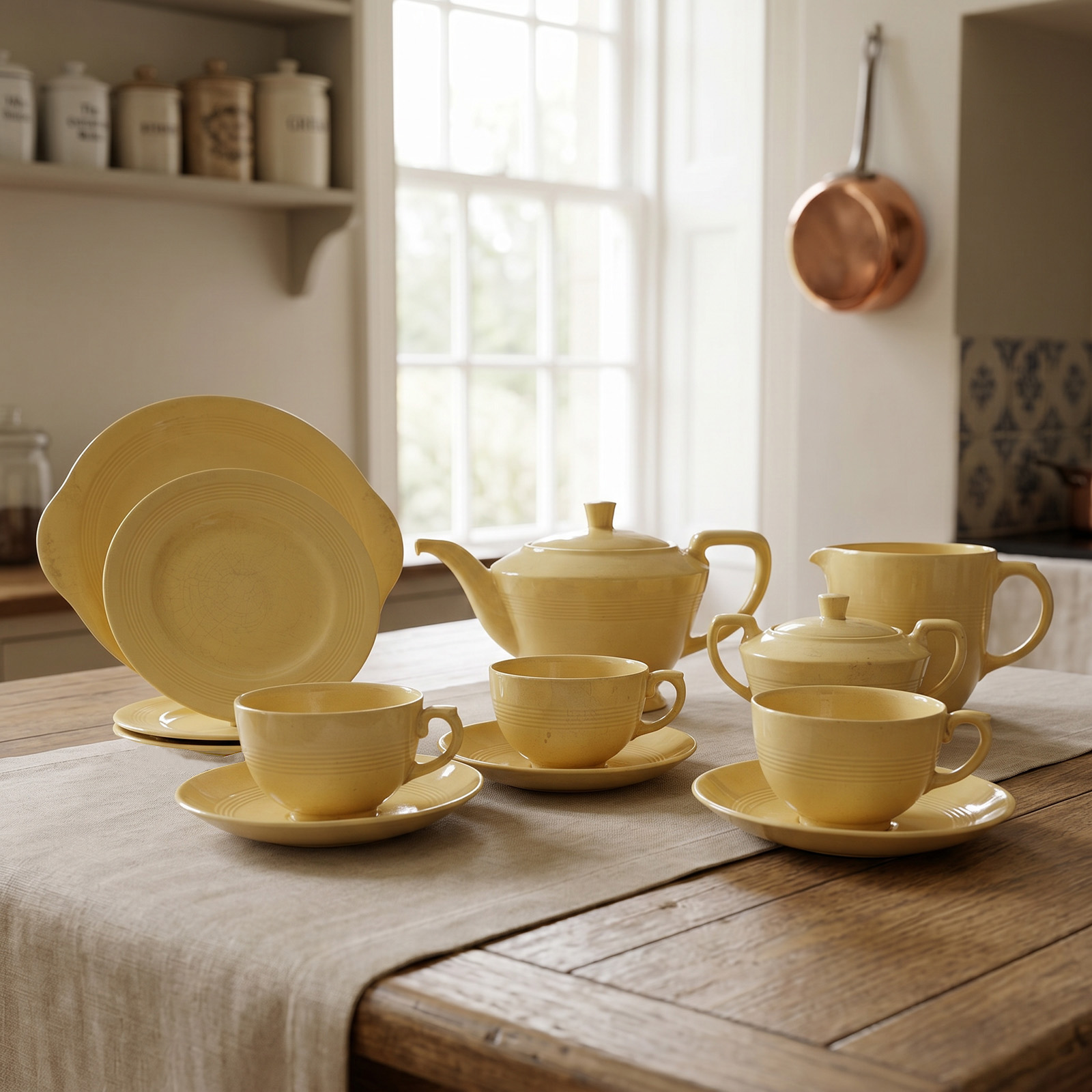 Juego Té Inglés Wood’s Ware Jasmine 13 Piezas (7236)