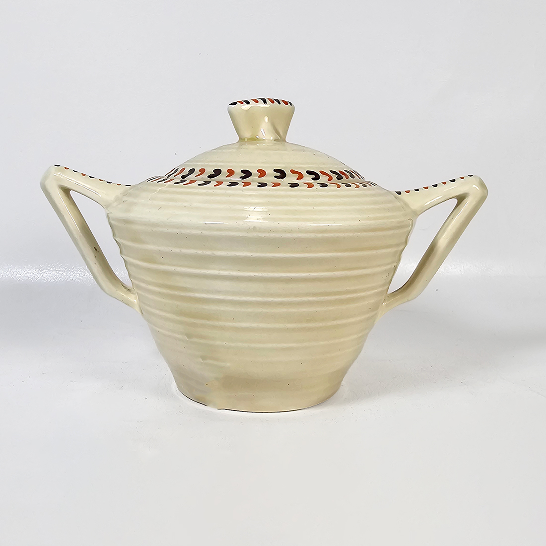 Juego De Servicio Para Té Crown Ducal Art Decó 3 Piezas (7242)