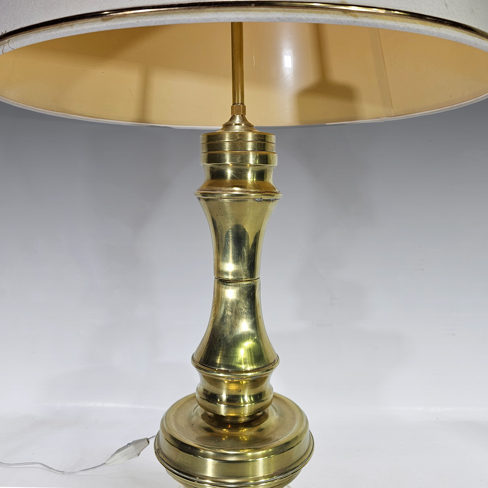 Par Lámparas De Mesa Bronce Vintage (7278)