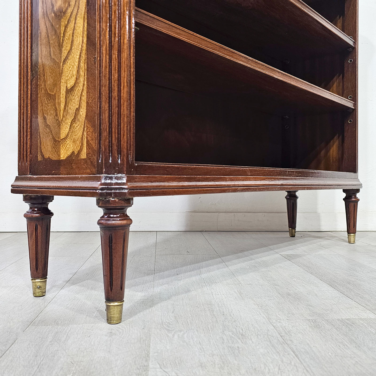Biblioteca Baja Francesa Luis XVI Raíz Nogal Mármol (7281)i