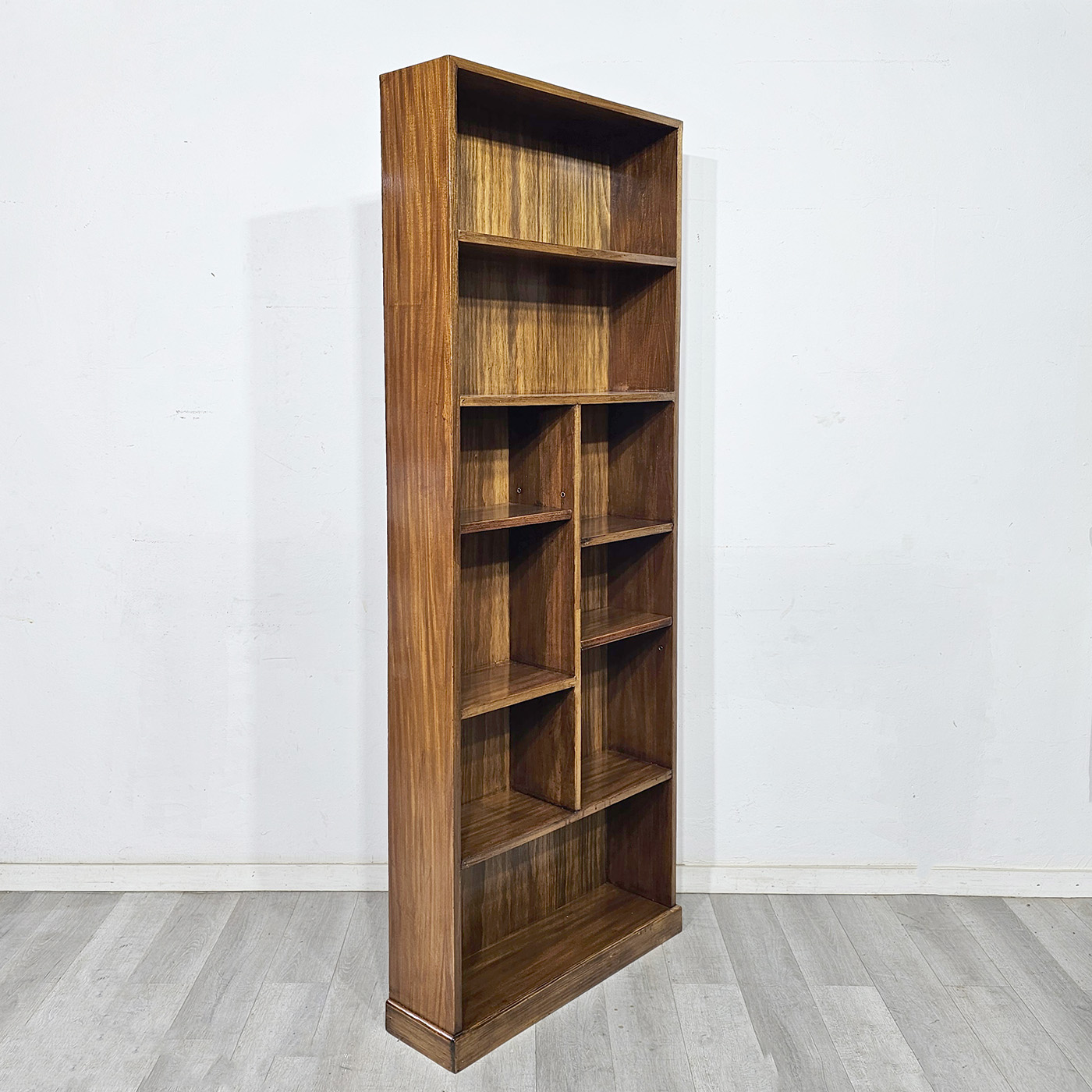 Biblioteca Alta Vintage Enchapada Cedro 203 Cm (7283)