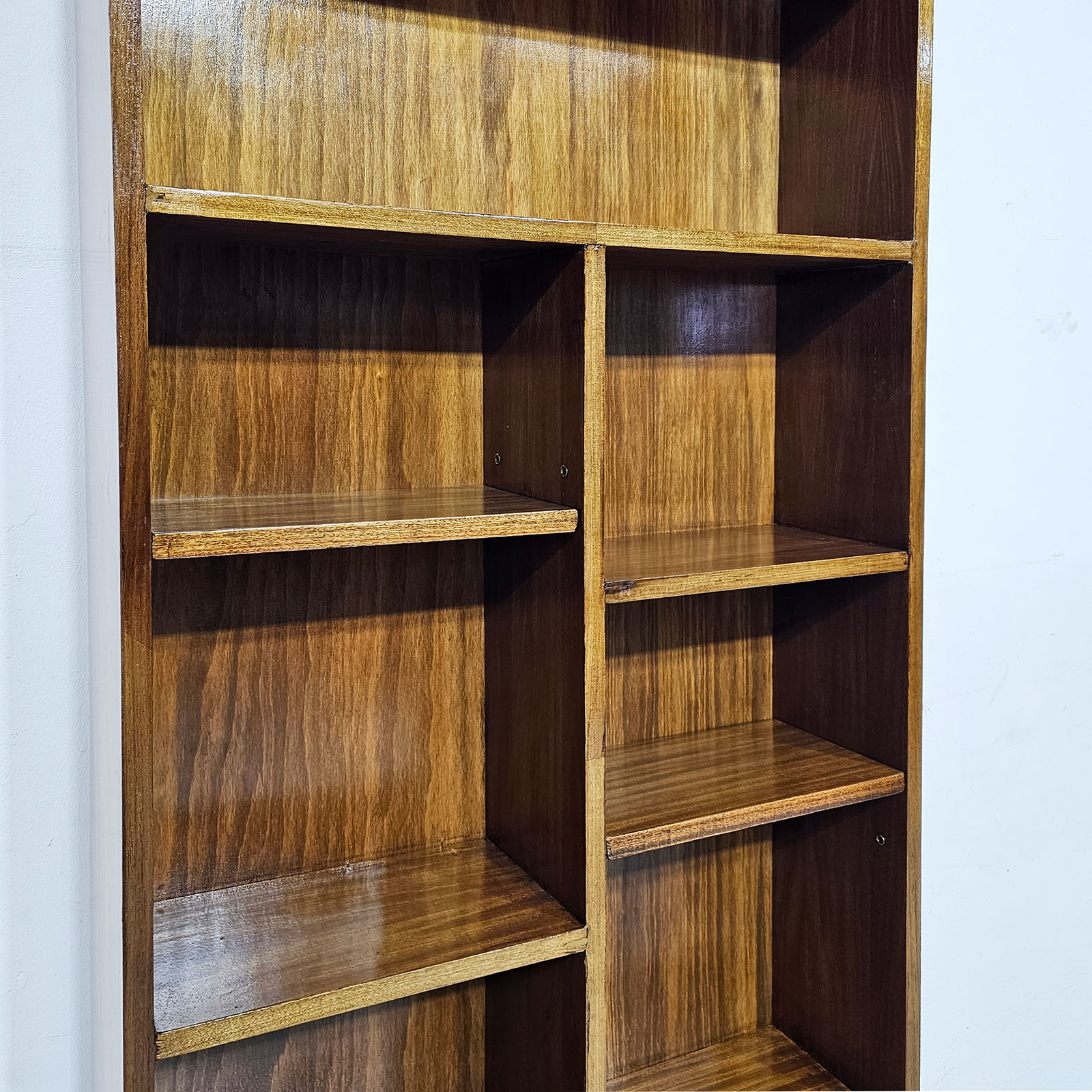 Biblioteca Alta Vintage Enchapada Cedro 203 Cm (7283)