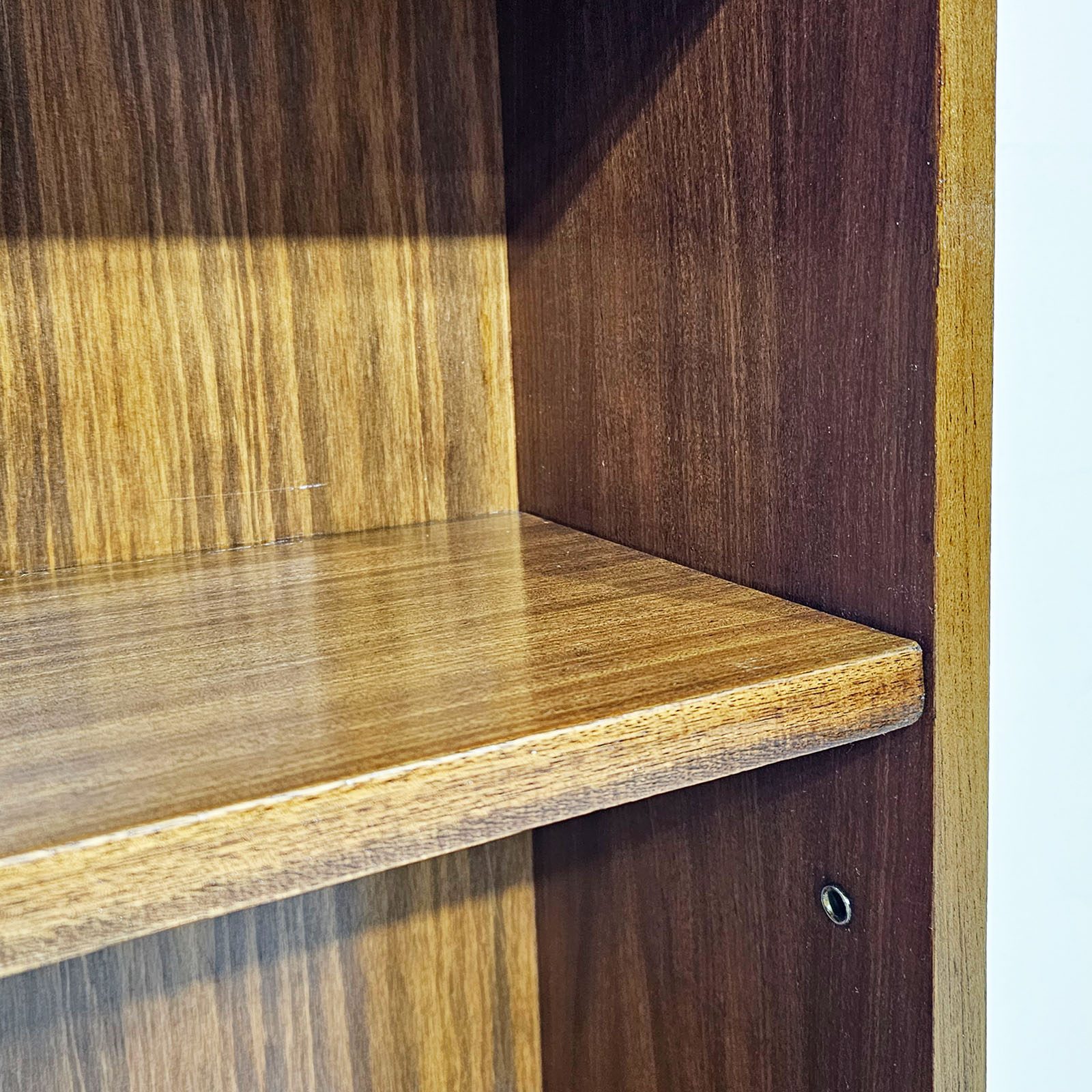 Biblioteca Alta Vintage Enchapada Cedro 203 Cm (7283)