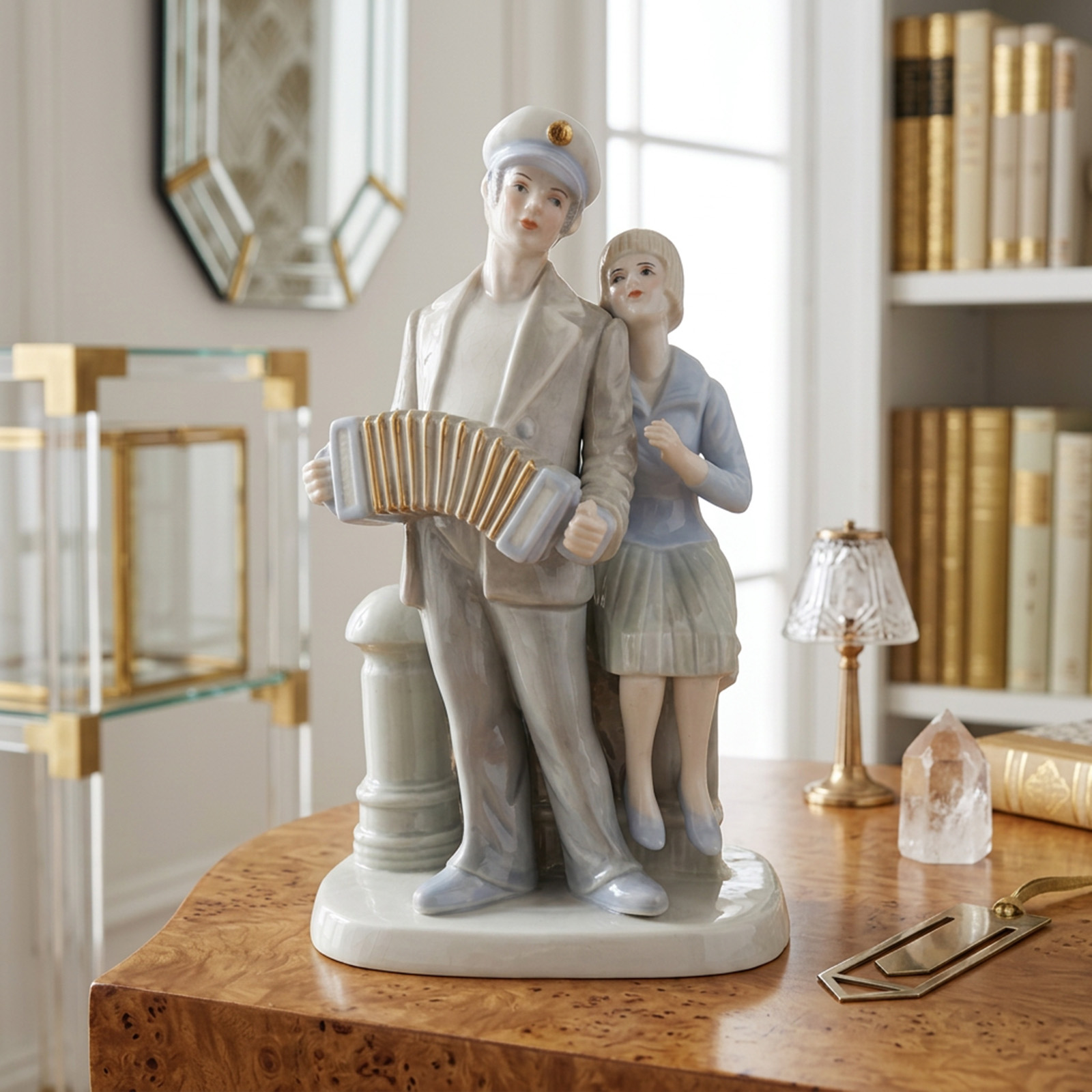 Figura Porcelana Monti Piero España Acordeonista (7294)