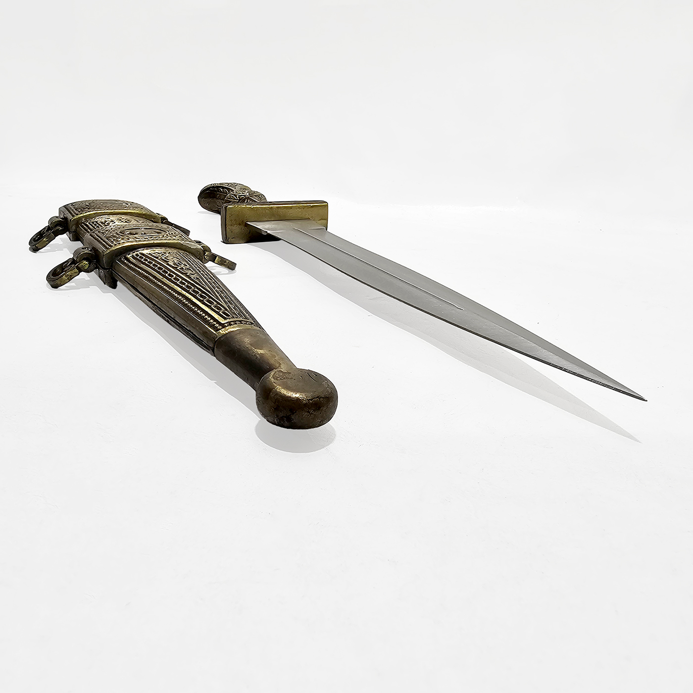 Daga Romana Pugio Réplica Con Vaina Metal (7296)