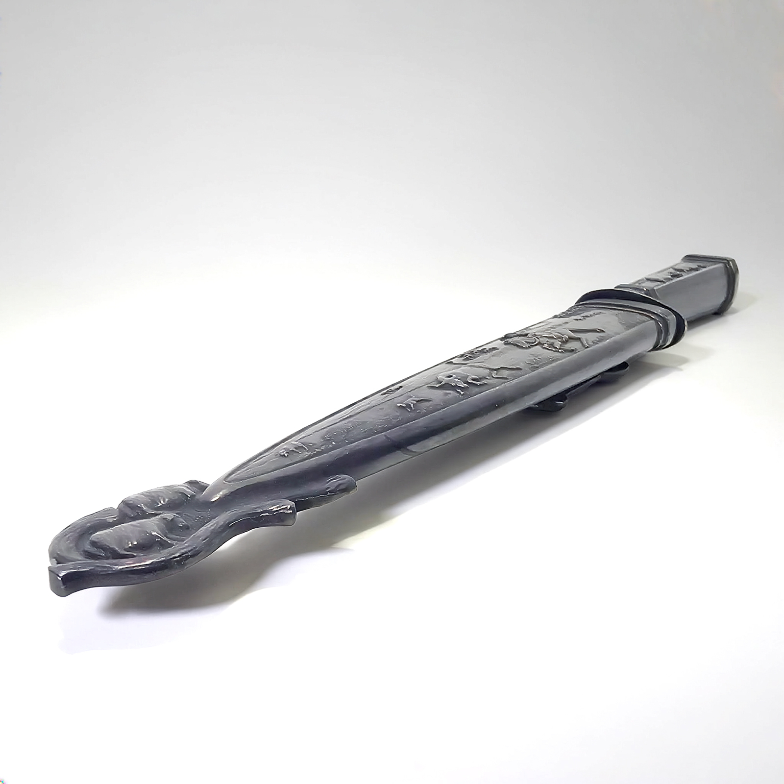 Daga Egipcia Decorativa Inox Con Funda Metálica (7321)