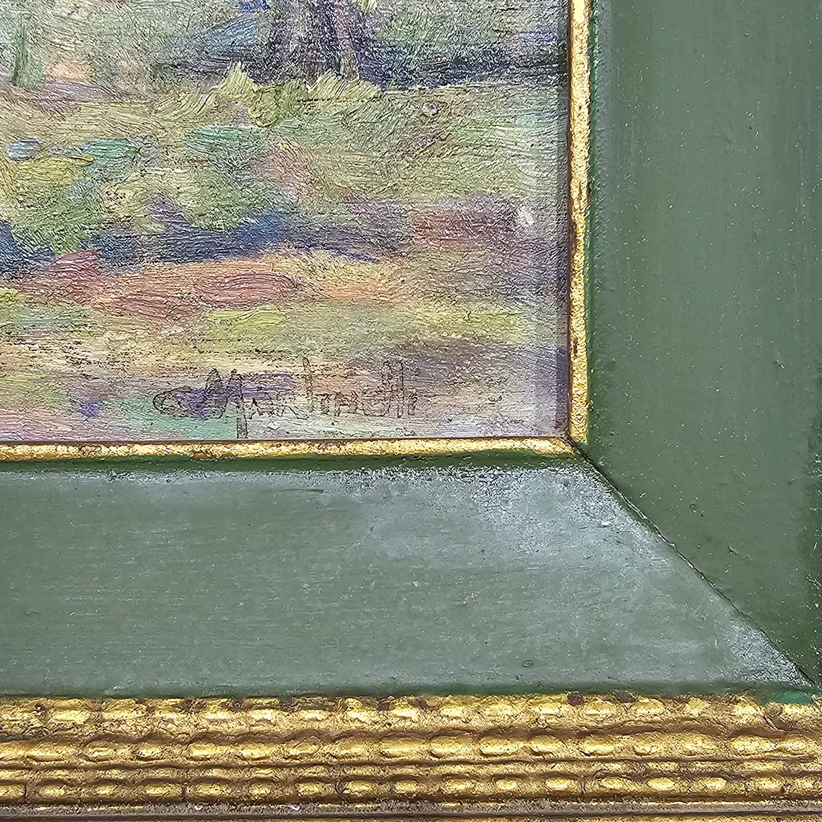 Óleo Sobre Tabla Niebla Firmado C Martinelli (7326)