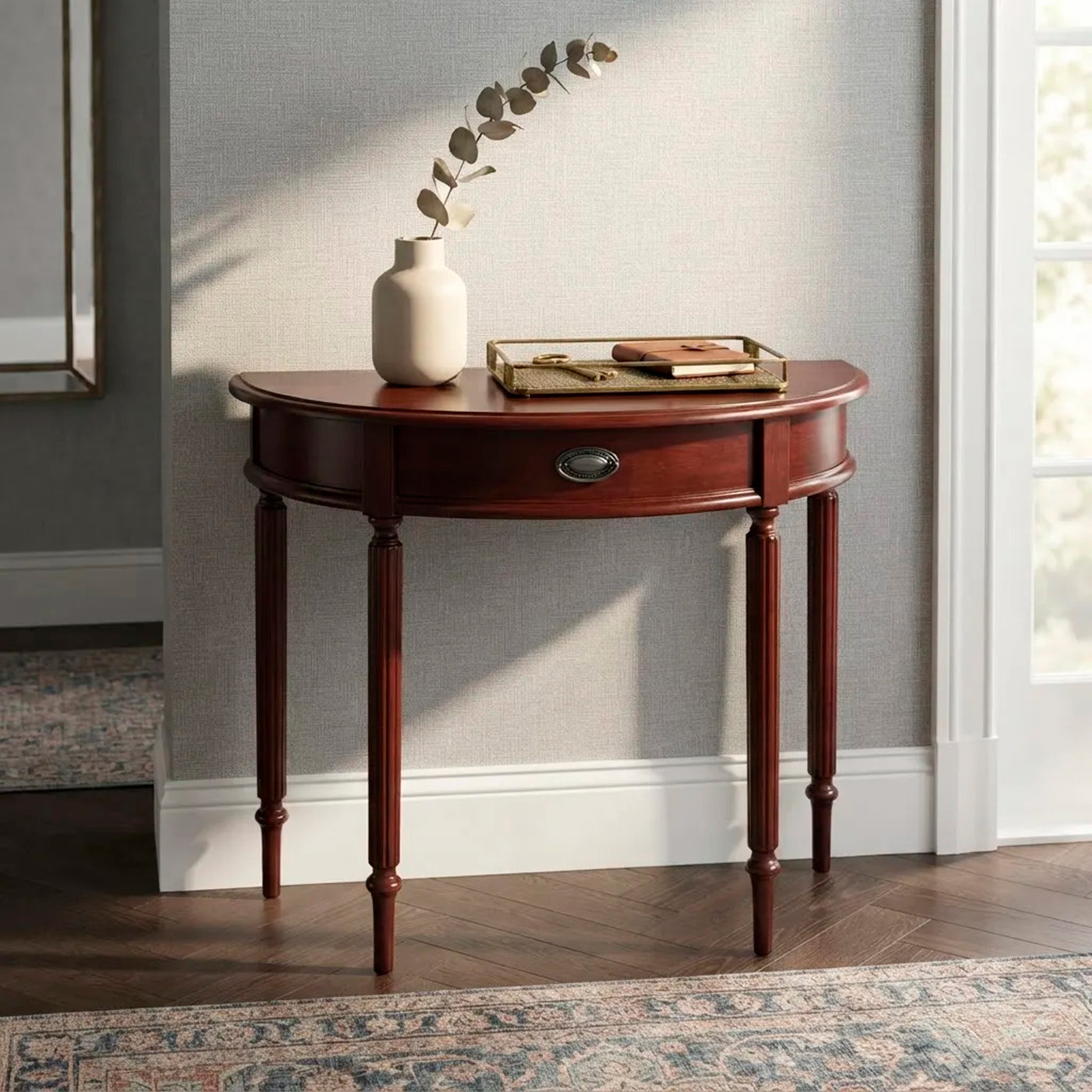 Dressoire Consola Ingles Guindo Un Cajon (7338)