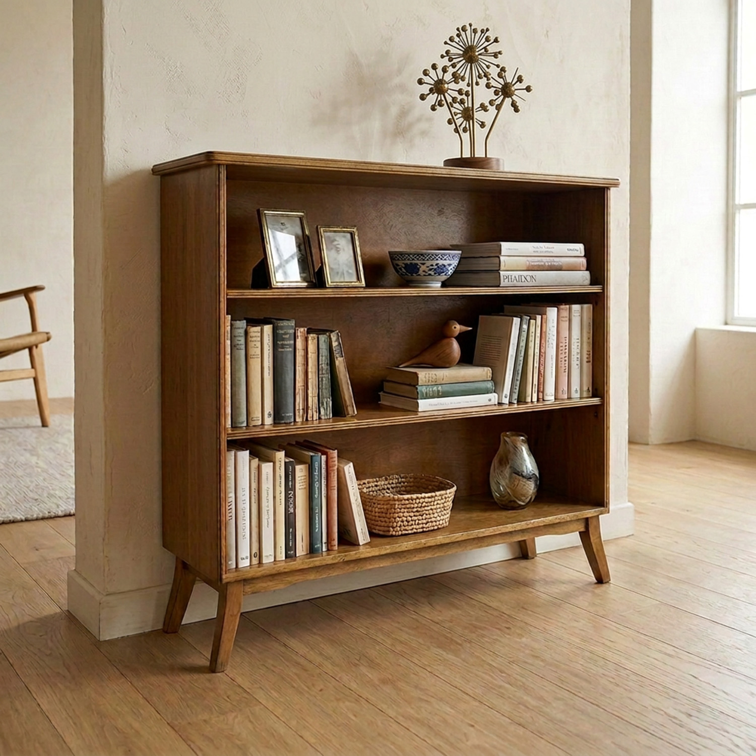 Biblioteca Baja Escandinava Mid Century (7360)
